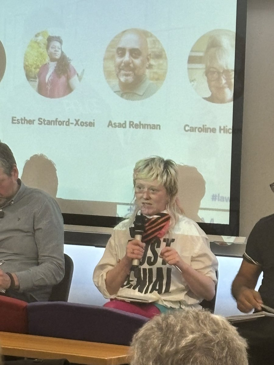 “The crackdown on activists in this country over the last few years comes in a multifaceted approach - it aims to destroy the identities of activists and make them feel alienated” - @ClareTotty from @XRebellionUK 

#ClimateOfInjustice