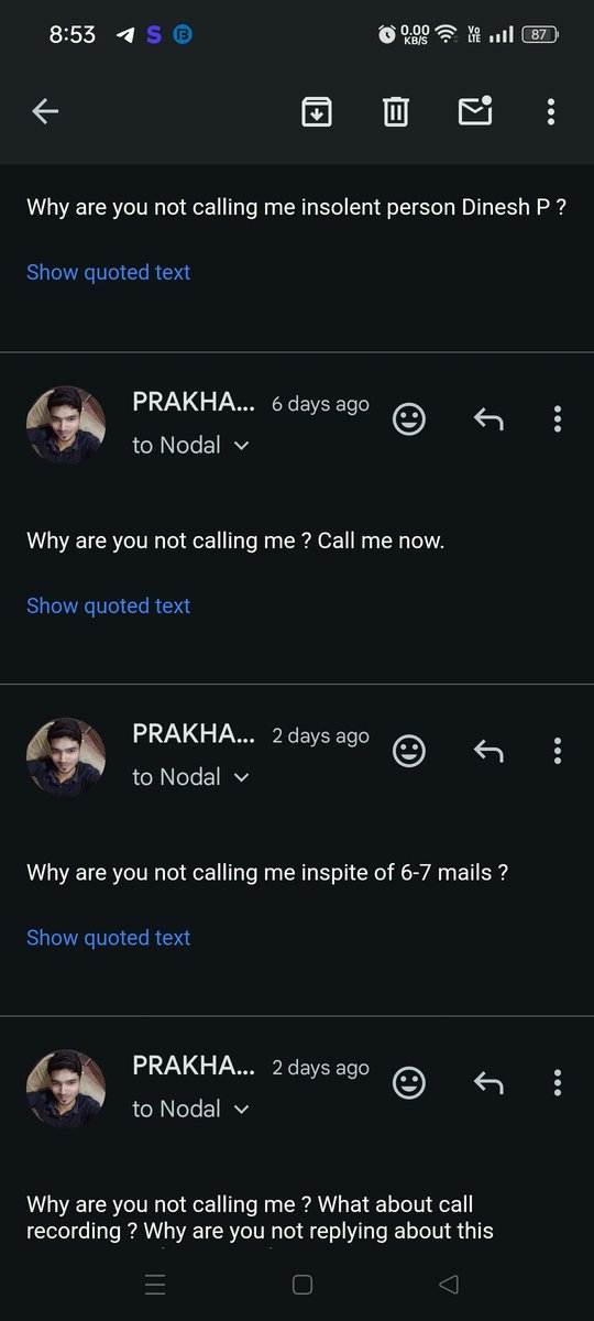 PRAKHAR (@prakhar800bare1) on Twitter photo IDFC FIRST BANKs employees are very insolent see this how they aren't not calling and resolving issue inspite of 6-7 mails <a href="/IDFCFIRSTBank/">IDFC FIRST Bank</a> IDFC FIRST BANKs employees are very insolent see this how they aren't not calling and resolving issue inspite of 6-7 mails <a href="/IDFCFIRSTBank/">IDFC FIRST Bank</a>