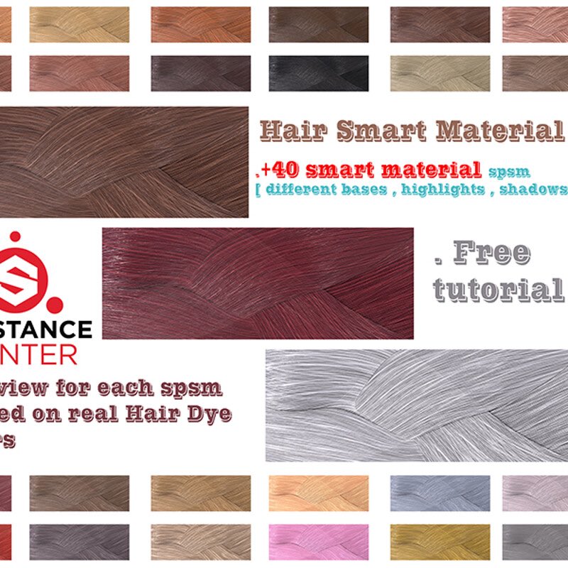 '+40 Hair Smart Material' by Rokviz Studio

Download link :

artstation.com/a/665422

#texture #3dmodel #cgart
#lowpoly #cgartist #skintexture #naturaltexture #substancedesigner #texturehair #3d #sketching #3dart #zbrushcentral ##render3 artstation.com/artwork/NxOykq