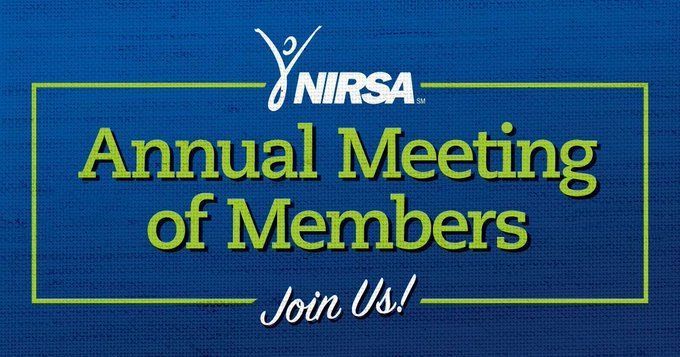 View the recording of the 2024 NIRSA Annual Meeting of Members! buff.ly/4aMUj0b