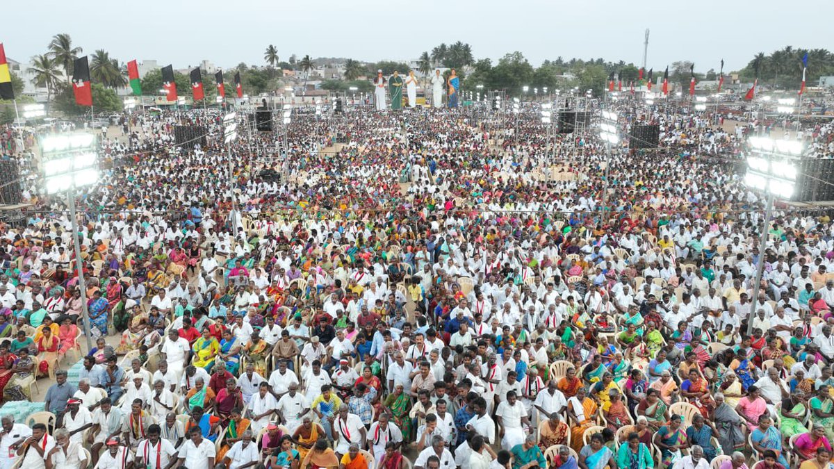 Namakkal EPS campaign rally.