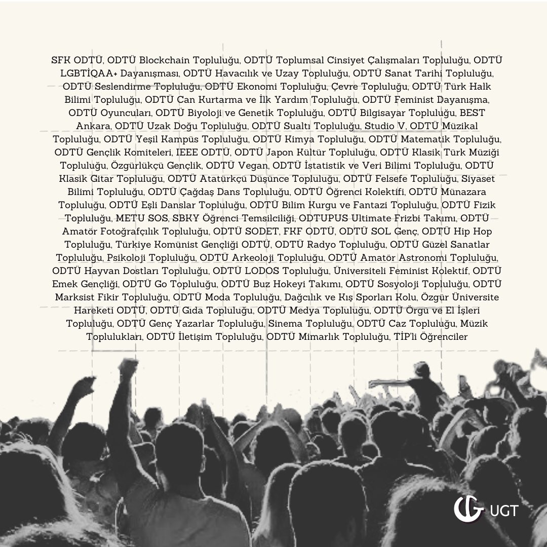 Devrimsiz Şenlik olmaz diyor ve 18 Nisan Perşembe günü saat 13.30’da Fizik bölümü önünde buluşarak hepinizi Devrimin sesi olmaya davet ediyoruz.