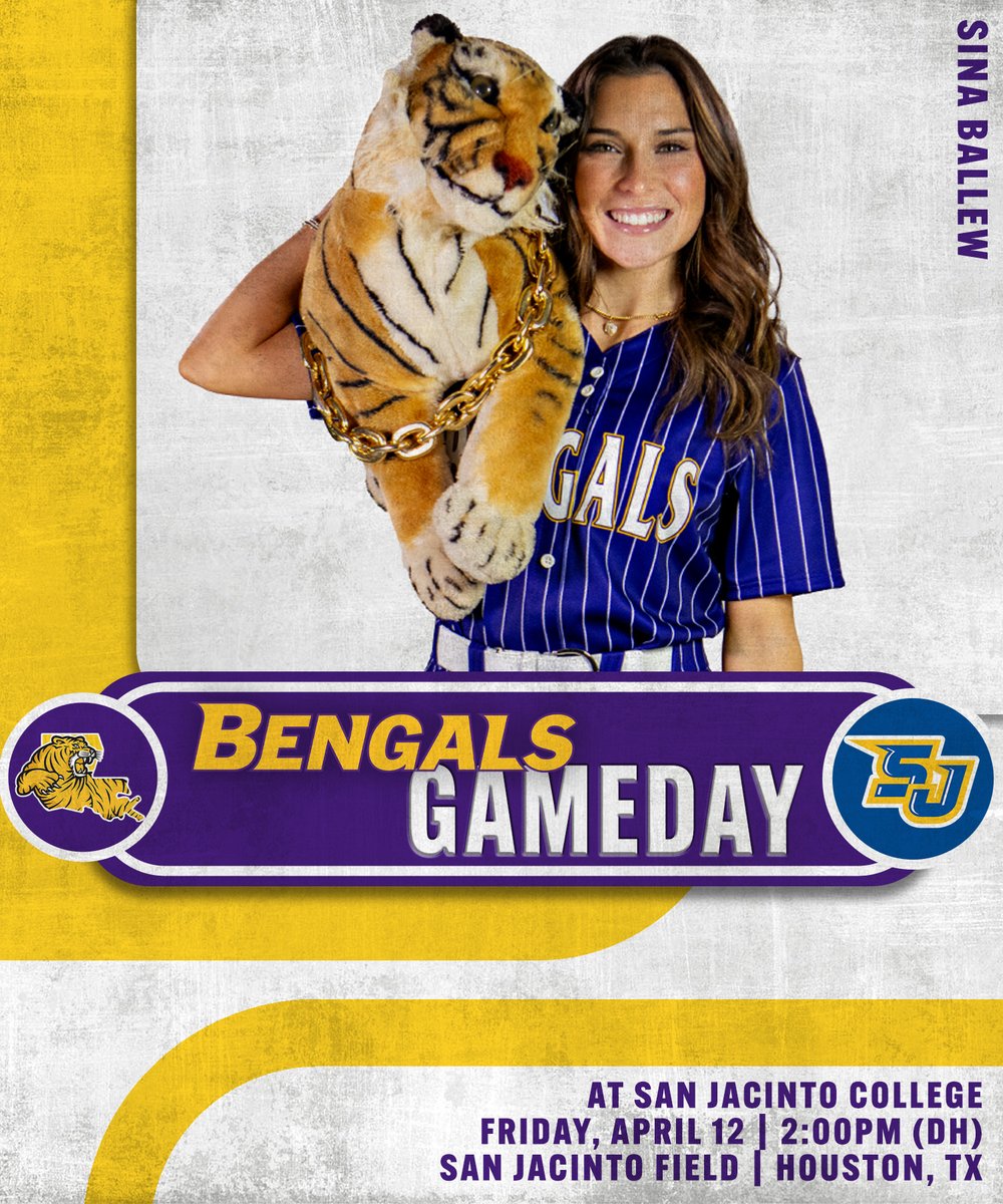It's a Lone Star Weekend for the Bengals! LSU Eunice heads westbound for a Friday doubleheader with San Jacinto. The Bengals and Ravens get underway at 2:00PM on TSBN Sports (link below). #DSRO #GeauxBengals tsbnsports.com/lsu-eunice-vs-…