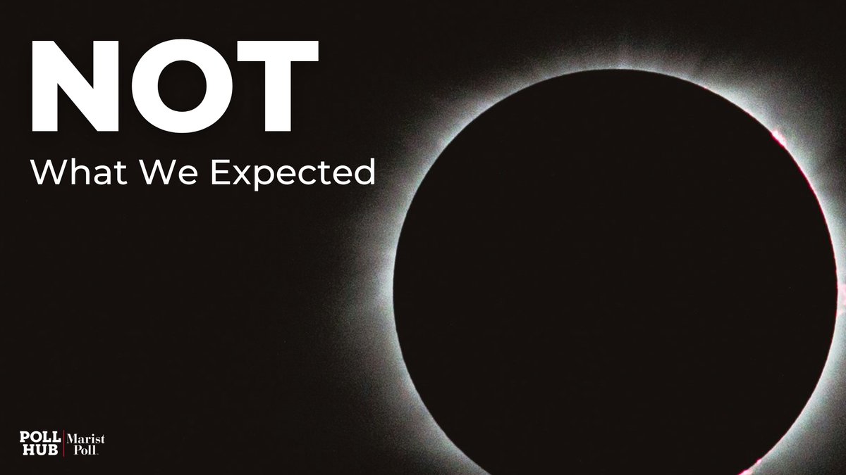 It's been 7 years since the last total eclipse crossed the US and a LOT of Americans seemed pretty interested in this week's event. But, on this week's Poll Hub, we discovered something very odd about pollsters and eclipses... maristpoll.com/podcast