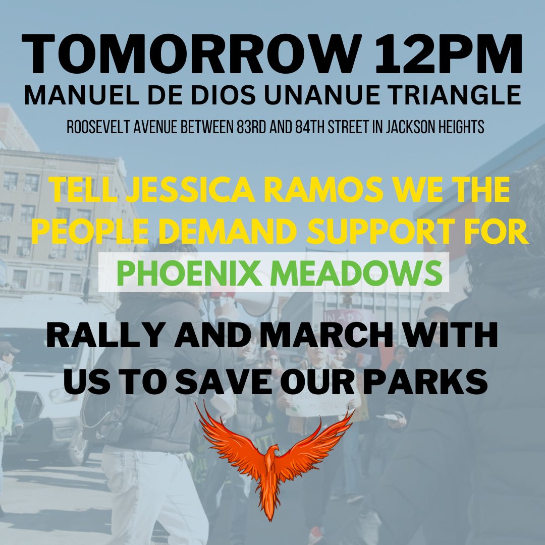 Join us tomorrow! #corona #flushing #jacksonheights #phoenixmeadows