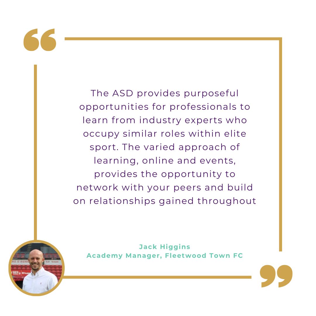 Join us for our ASDX April session ‘Fostering Equality in Elite Football Leadership’ on the 24th April. To register: asd.mimentorportal.com/courses/asdx-a…