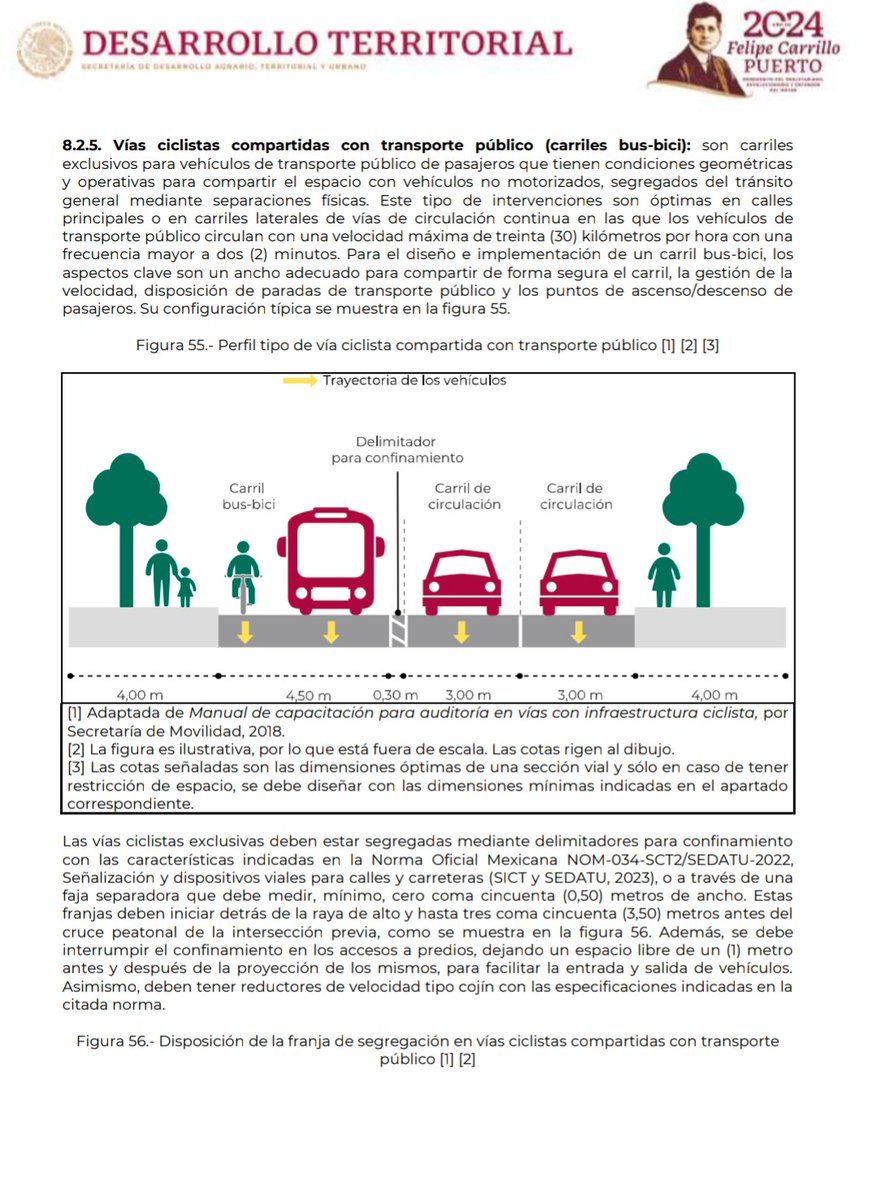 En la @SEDATU_mx estamos de manteles largos, hoy se publicó la NOM 004-SEDATU-2023 ESTRUCTURA Y DISEÑO PARA VIAS URBANAS Especificaciones y Aplicación, en el @DOF_SEGOB 👇 dof.gob.mx/nota_detalle.p… ¡Gracias a todxs lxs personas que contribuyeron a este gran legado técnico 🇲🇽 !