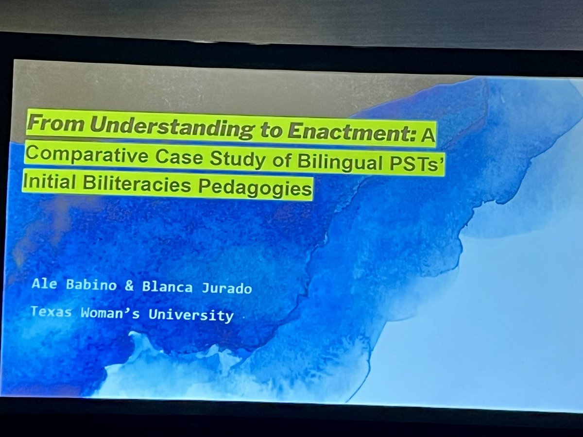 Mandy Stewart (@drmandystewart) on Twitter photo Focusing on critical biliteracies with the next generation of maestrxs bilingües! <a href="/AleBabino/">Ale Babino, Ph.D.</a> #AERA24 Focusing on critical biliteracies with the next generation of maestrxs bilingües! <a href="/AleBabino/">Ale Babino, Ph.D.</a> #AERA24
