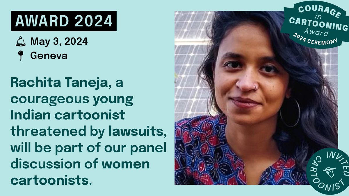 ✊✏️ AWARD 2024 🏆 We are thrilled to welcome @sanitarypanels, author of a popular cartoon series, to our panel discussion on #women #cartoonists, moderated by CNN’s @amanpour. 🔔 May 3, 2024 ✏️ Register for the event: bit.ly/prix-fcf