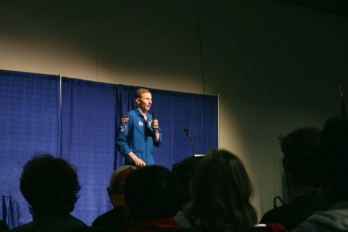 @Astro_Woody spoke to #StudentLaunch teams yesterday afternoon and touched on how his experiences in model rocketry helped propel him into a career @NASA. 🚀 🧑‍🚀