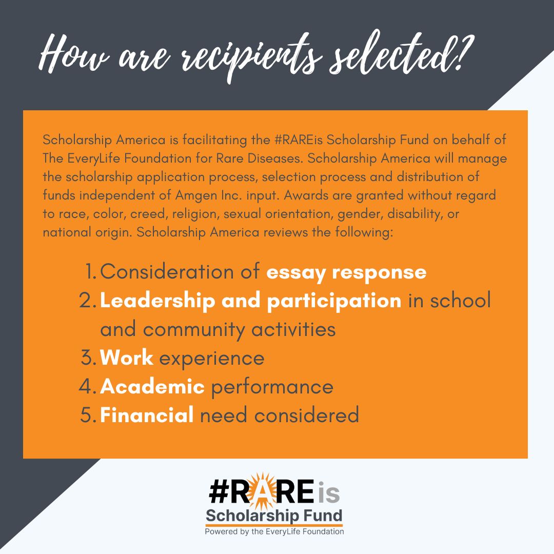 At MDFF we love to share about other organizations and their resources. Here is a scholarship opportunity from the EveryLife Foundation: open now through April 22, 2024 at buff.ly/3tRTdec 

#RAREis #scholarships #musculardystrophy #everylifefoundation