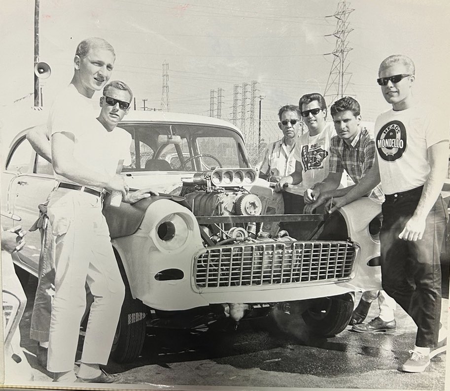 My grandpas ‘55 with my dad’s engine out of Fireside Inn at San Fernando Raceway.

#ogld #larrydixon #legend #hero #dad #nitro #topfuel #dragster #dragracing #motorsports #nhra