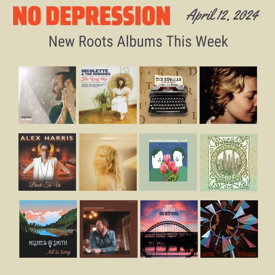 #newmusicfriday 🎧 Featuring @aaronleetasjan1, @BallroomThieves, @bridgetkmusic, @LeylaMcCalla, @maggierogers, @MarkKnopfler, @willhoge, + many more! Scroll to the bottom of our homepage for a list of artists and album titles! nodepression.com