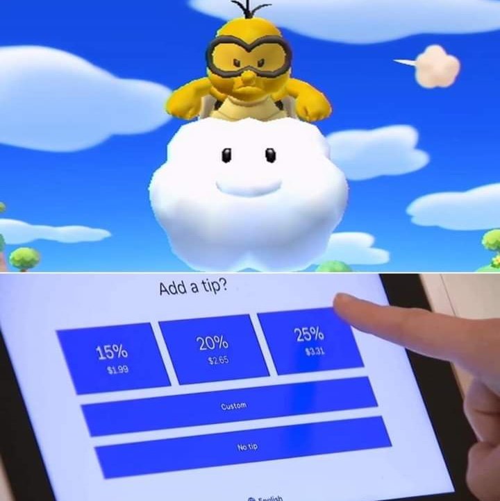 Quest64Official's tweet photo. Why can't the Kart industry just pay Lakitu more for fishing me out? The screen is costing me precious time. https://t.co/3PffFQHM7x