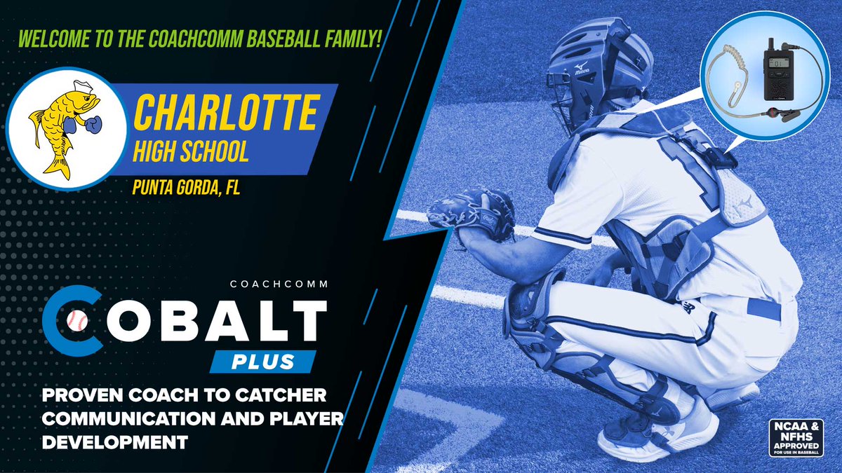We'd like to welcome @Baseball4CHS to our #CoachtoCatcher family! We're glad to have you with us! #GoTarpons @Tarponad @FACACoach @RickESalesSE #NextLevelBaseball #CobaltPLUS