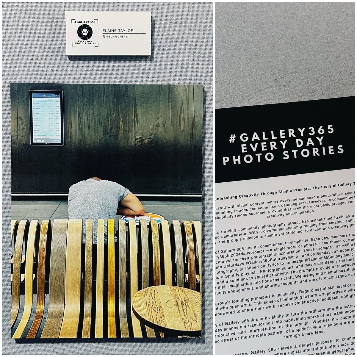 Went to @PhotoNorthFest1 at @carriageworks_ for @tarlyn’s inspiring talk about her work. Loved it! Back Sat/Sun to see the exhibition properly. Fab to have this back in #Leeds. Proud to have a photo on display as part of the @Gallery365photo exhibition. @peterdench @visitleeds