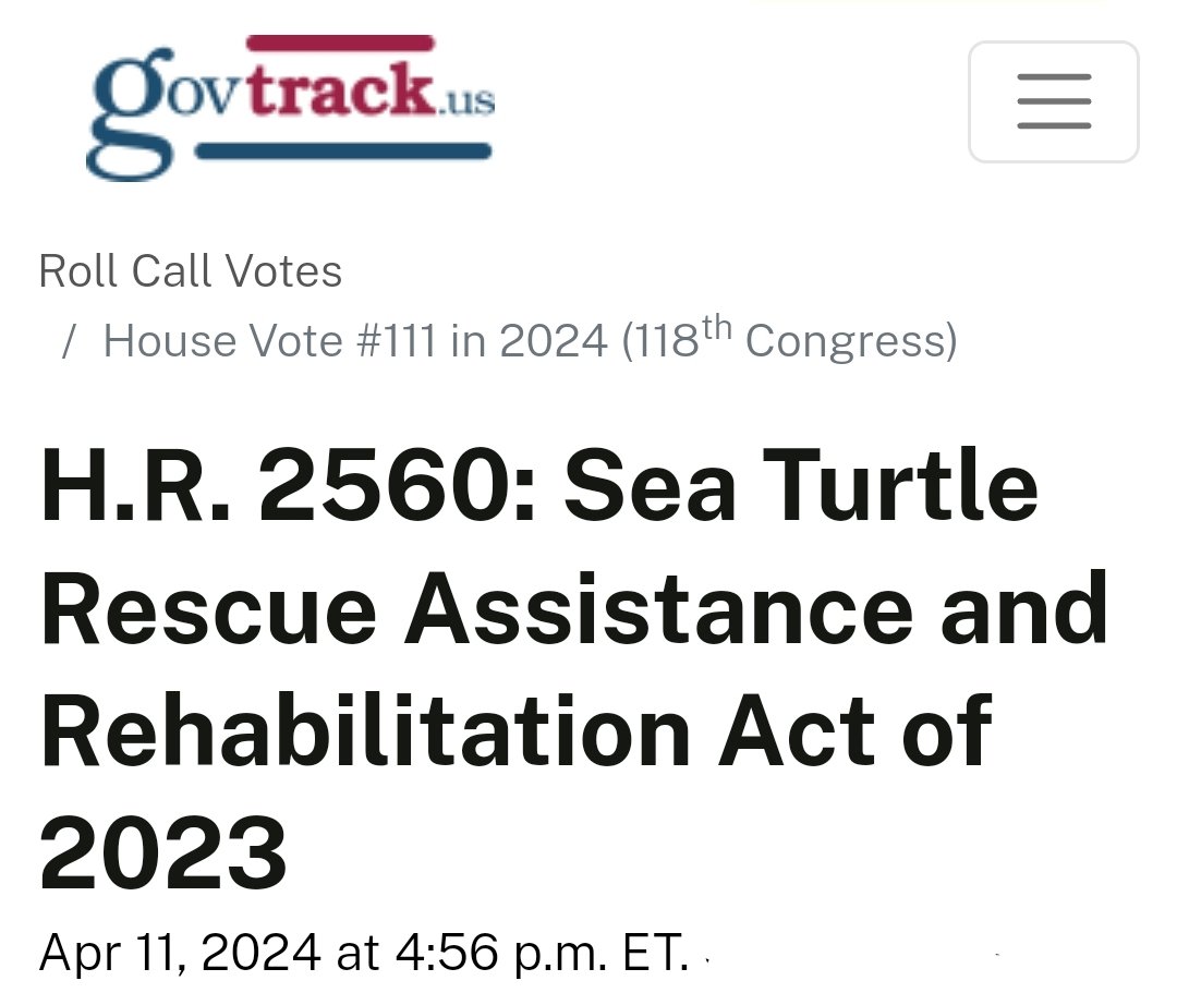 📢 FL-8 April 11, Congress passed the Sea Turtle Rescue Assistance & Rehabilitation Act with a vote of 332 - 82. Bill Posey voted AGAINST Our Sea Turtles! For the record, I Support the Sea Turtles 🐢 #McDow4Congress