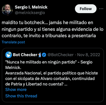 Bot Checker 🤖 tweet media
