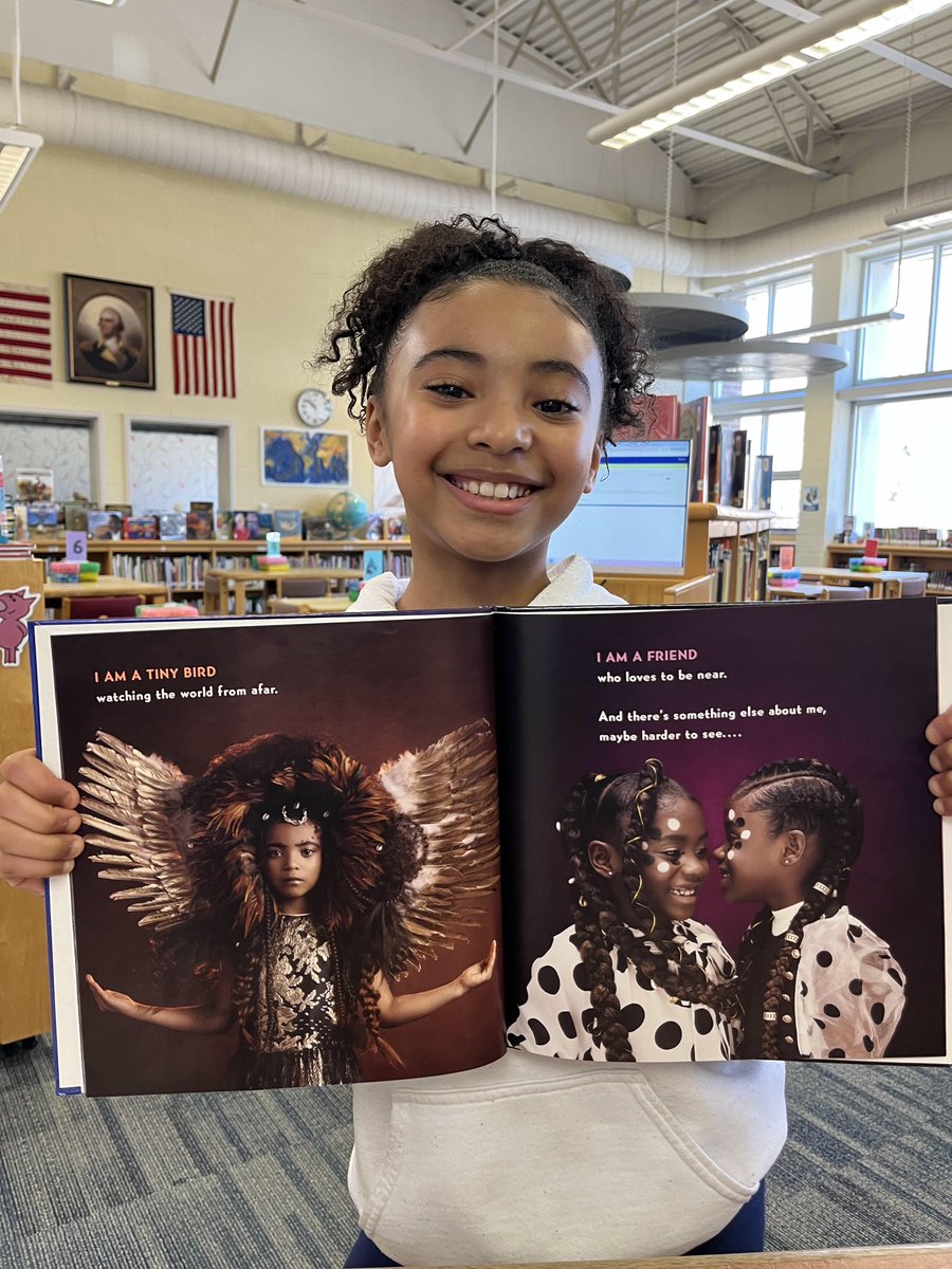 It is National Library Week #AASLslm #NationalLibraryWeek We love reading and checking out 📚 books from the library every week! Ms. Hoeflich even encourages us to come more often for open checkout! We love to read!! @ACPS_Libraries @ACPSk12 @alexlibraryva @lcta_library