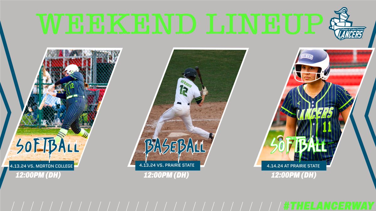 Campus will be busy this weekend. Make sure you stop out Saturday to catch some Lancer Softball and Baseball #TheLancerWay #GoLancers