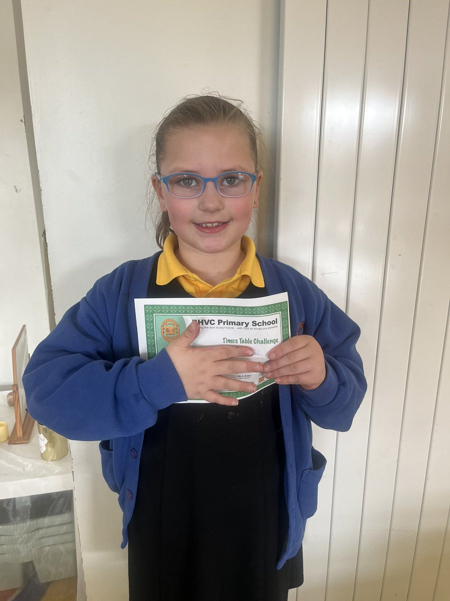 Congratulations to our times table champion today in Coity 2 👏 🏆