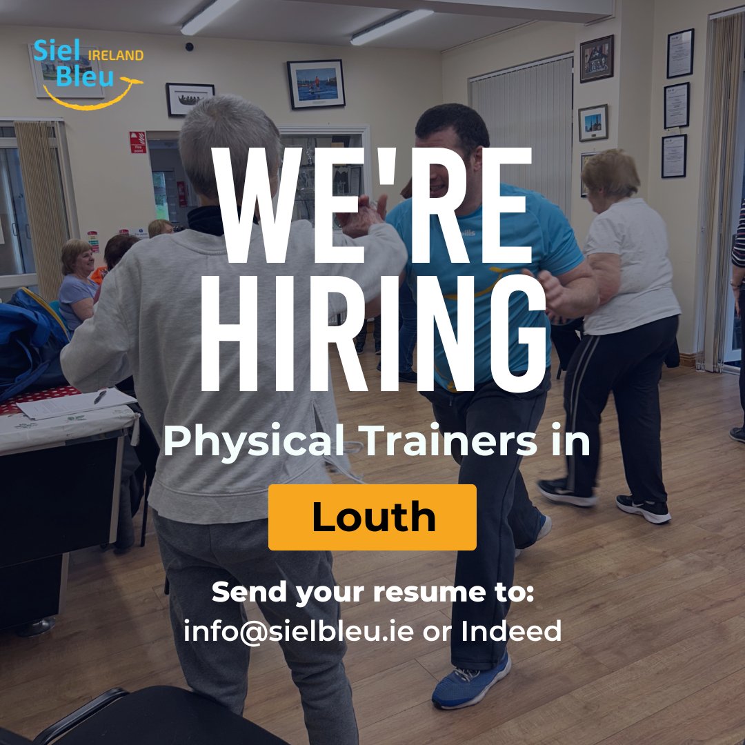 Hiring Alert - Physical Trainers in Louth! Check out our website for more details and apply through the Linktree below or email us at info@sielbleu.ie! linktr.ee/SielBleuIreland #HiringAlert #LouthHiring #PhysicalTrainers #HiringNow