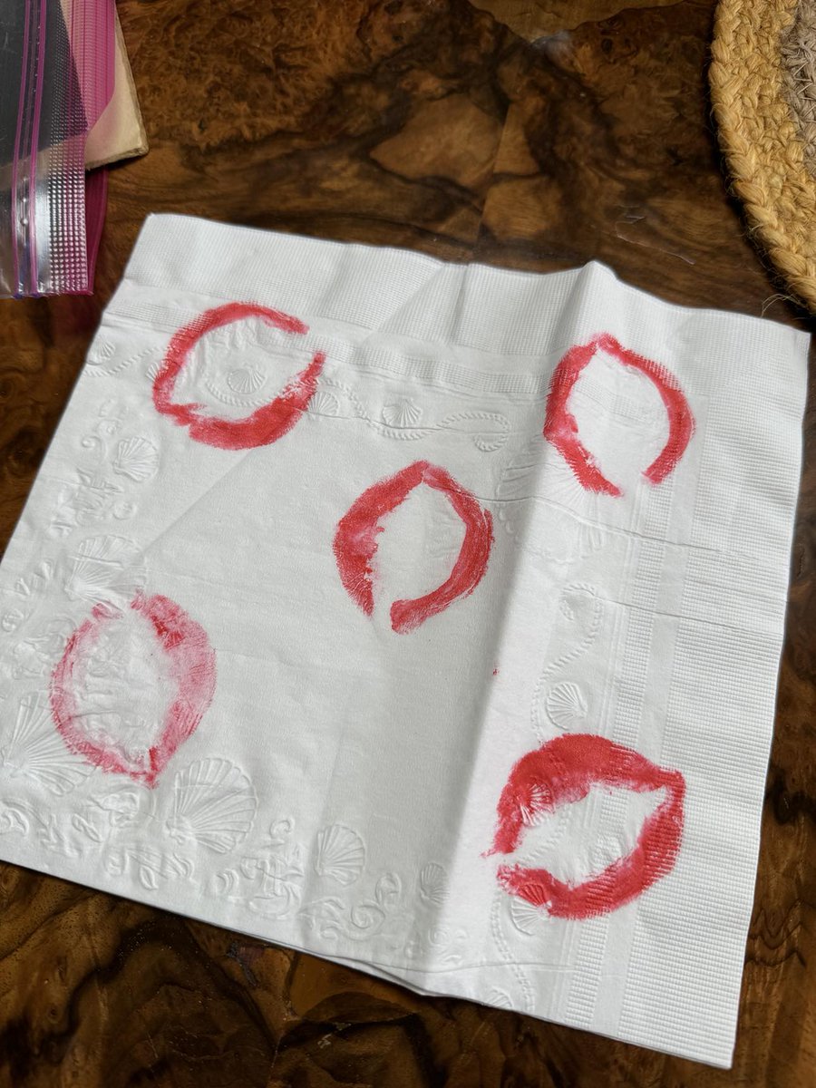 A few years ago, I had my grandma kiss a napkin wearing her signature lipstick - one kiss for each grandkid plus a bonus. I'm so glad I did this. Now that she's died, we can have grandma's kisses forever. Do what you can while there's still time.