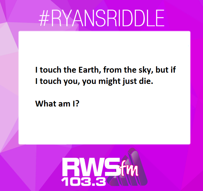 #RyansRiddle time, any ideas?