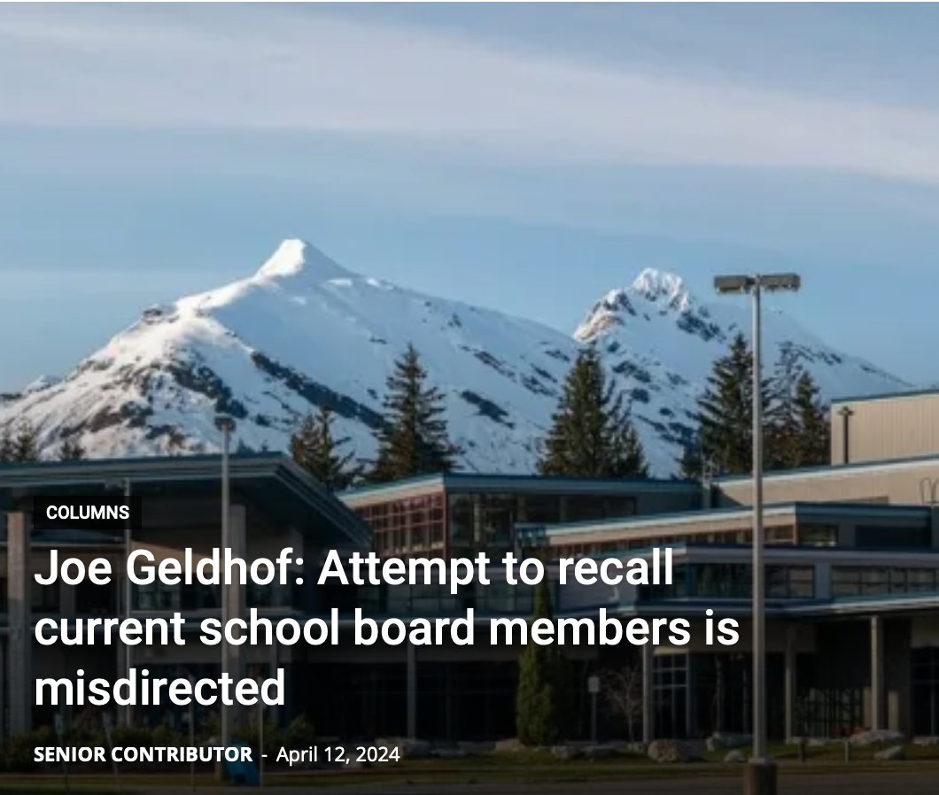 The problems with the school budget began with the frenzy to build new campuses years ago, when demographics clearly did not support them. mustreadalaska.com/joe-geldhof-at…