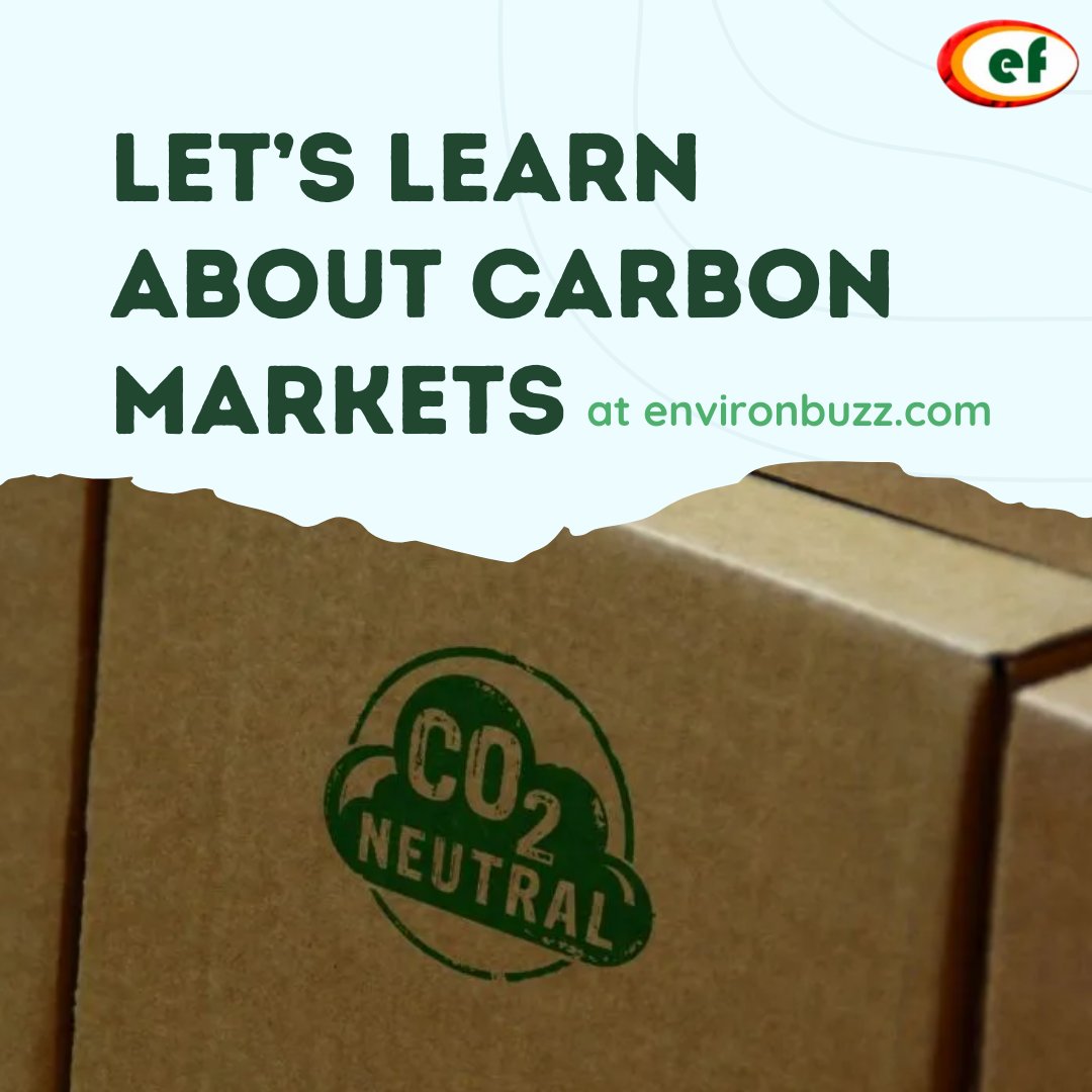 From reduction to removal, the evolving strategies in combating climate change are pivotal. Stay tuned for updates and shifts in this crucial environmental arena.

environbuzz.com/how-carbon-mar…

#ClimateAction #CarbonMarkets #Evolve