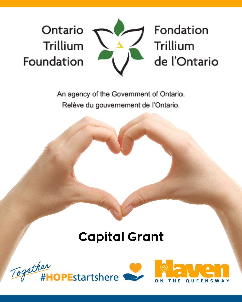 Happy Friday! What a great way to end the week, we thank the @ONTrillium Capital Grant for helping us improve and create a more efficient process to serve our clients using all our weekly programs. #donation #grant #foodbank #clothingbank #newbornsupport #community #etobicoke