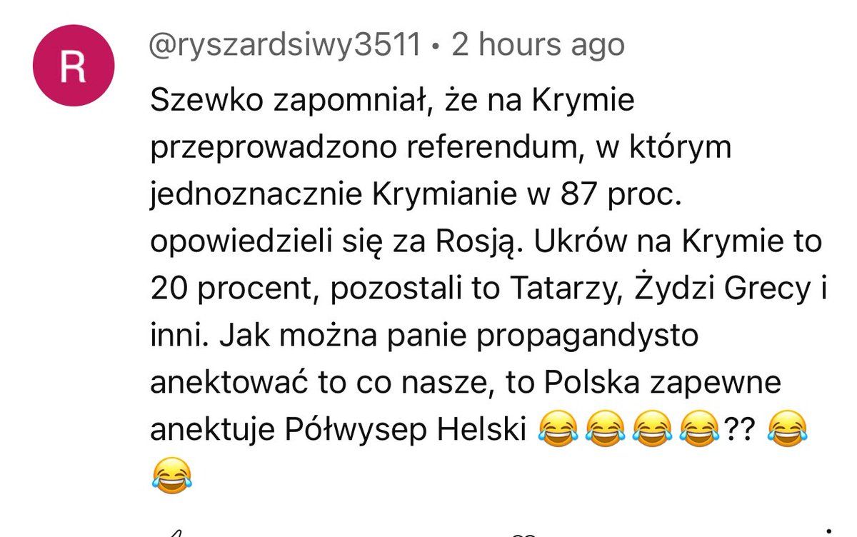 zaczynam odnosić wrażenie że ostatnio ruskie trolle w polskim internecie też mają przewagę 6:1 Przydałby się twitterowo youtubowy odpowiednik art 5. albo choćby nuclear sharing ?