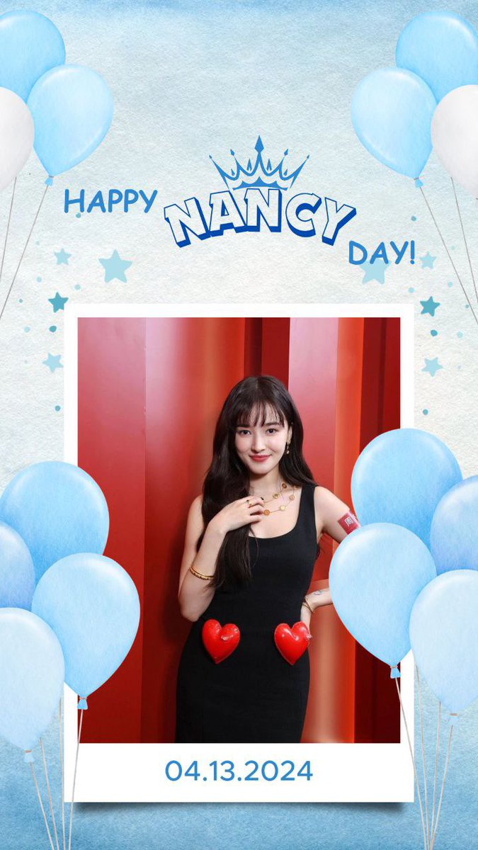 HAPPY NANCY DAY! Continue to grow and spread your wings 🫶🏻 we will always behind your back no matter what 💙 We love you! @nancy__jewel #NANCY #낸시 #HAPPY_NANCY_DAY