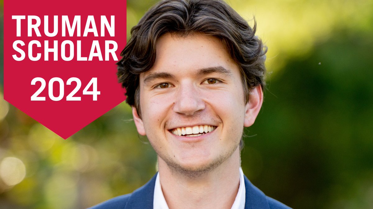 SPIA student Alex Drahos was named a 2024 Truman Scholar. This prestigious award is given each year to students who demonstrate academic excellence, outstanding leadership potential, and commitment to a career in government or the nonprofit sector. news.uga.edu/uga-junior-nam…