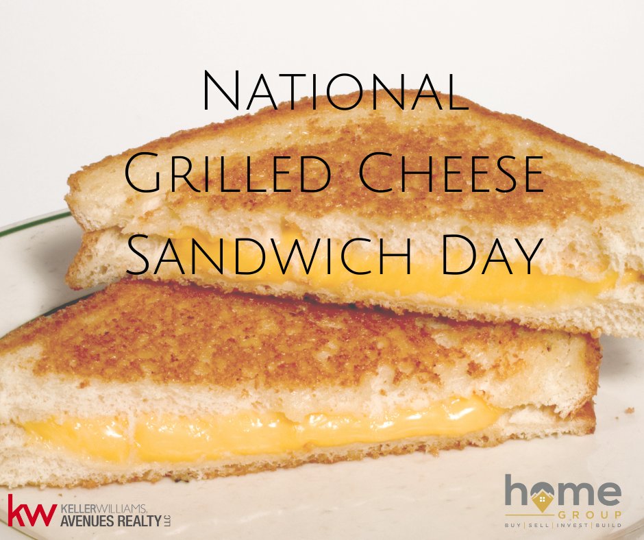 Of course, we needed a day to celebrate the greatest sandwich of all time . . . GRILLED CHEESE 

#hgdenver #houseofhecks #grilledcheese #bestsandwich #homegroup #yournextmove