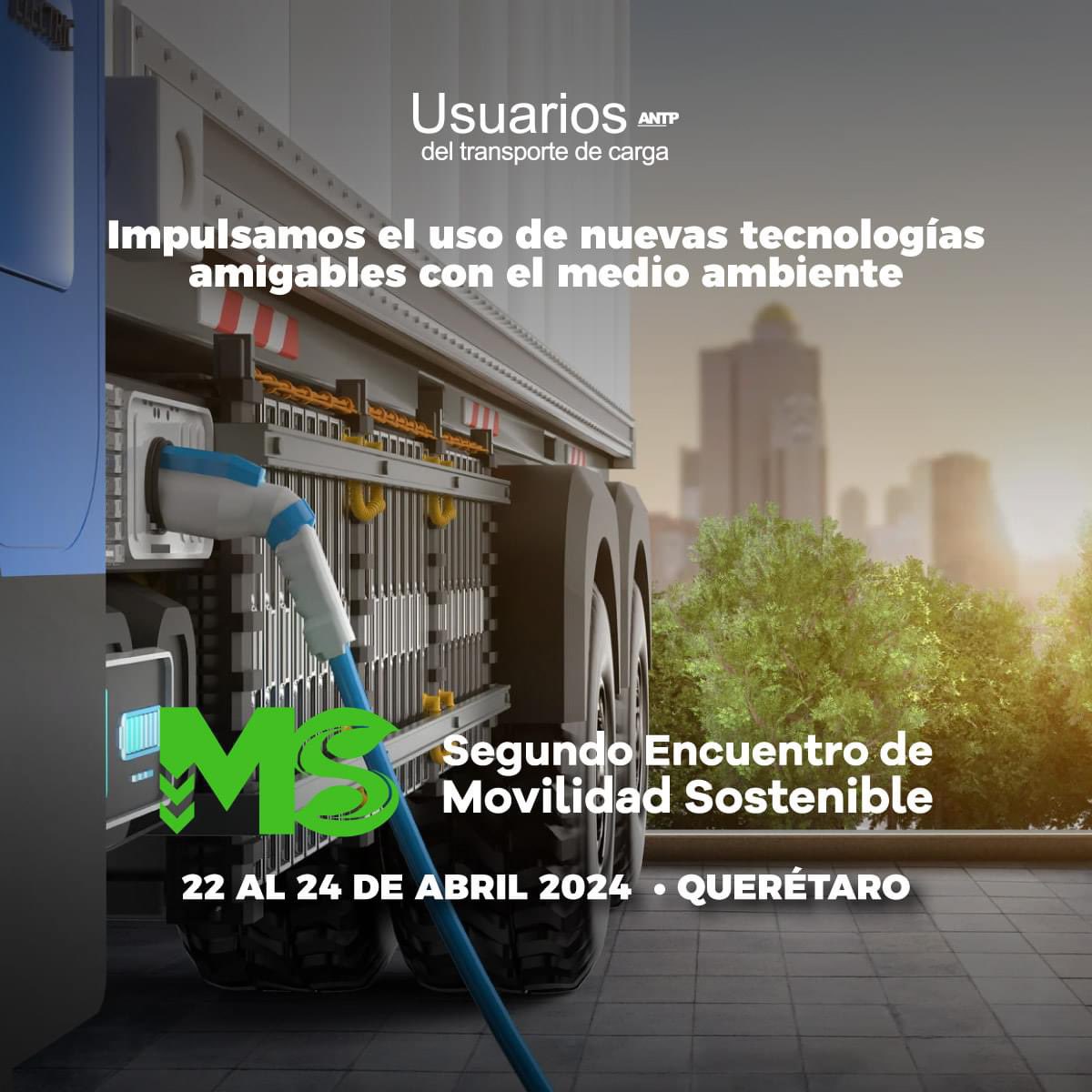 ¡Sé parte de la innovación en el Segundo Encuentro de #MovilidadSostenible! 🍀🌎⚡️💧 🗓️ Del 22 al 24 de abril 2024. 📍Querétaro. Aparta tu lugar en: antp.org.mx/movilidadsoste… #CeroEmisiones #Movilidad #CiudadesSostenibles @ANTPMexico