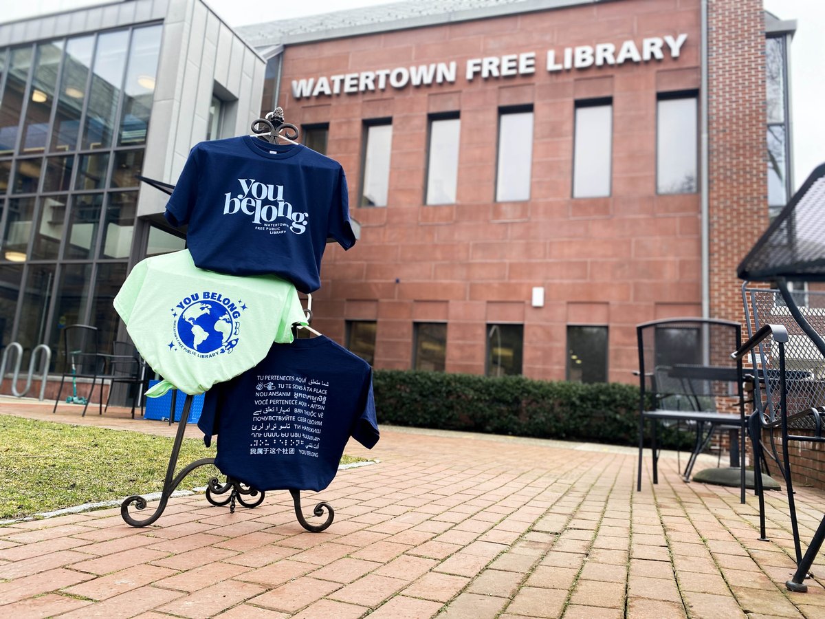 We're doing another free T-shirt day tomorrow, 4/13! . Beginning at 9 AM, the first 100 children and first 100 teens & adults to visit our table on the Library patio will receive a free T-shirt. Learn more at bit.ly/TeesWFPL