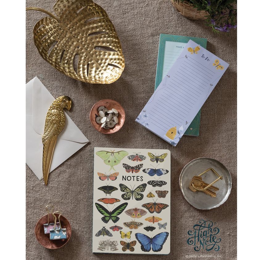 “The butterfly counts not months but moments, and has time enough.” — Rabindranath Tagore 🦋 Pictured: High Note® Stationery Orders of the Animals 3-Pack Notebook Set by Kelsey Oseid and High Note® Vertical List Pads by Rae Ritchie and Elizabeth Olwen.