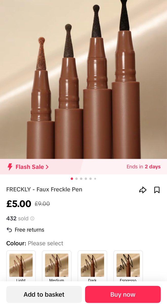 Pinkhoneyuk #Launched #BrandNew #Freckly #Faux #FrecklePen #Yesterday it’s #Only #5Pounds on #FlashSale #Until #Monday #LaunchWeekend #Exclusive #TikTokShop #TT #PH #Dot #DotOn #HappyFriday #HF #HappyThoughts #HT #foryou #fy #fyp