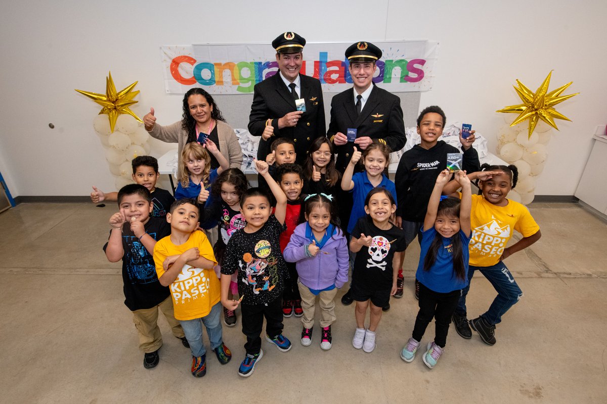 Big thanks to @Delta Airlines for joining us at KIPP Austin Paseo Primary and Paseo Prep for an unforgettable Total Solar Eclipse experience! Delta provided eclipse-viewing glasses, swag, and treats for everyone to enjoy the event in the path of totality. 🌞✈️ #SolarEclipse2024