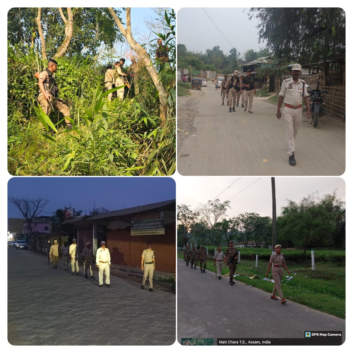 Cachar Police steered route marches across the district as part of area domination. @CMOfficeAssam @gpsinghips @KangkanJSaikia @assampolice