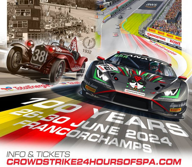 The latest in our series of centanry posters has dropped. This time we celebrate modern great @LamborghiniSC and the historic success of @alfa_romeo 🇮🇹 🗞️ crowdstrike24hoursofspa.com/news/2757/ #Spa24h 💯