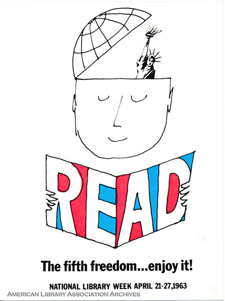 Check out this 1963 #NationalLibraryWeek promotional image! tinyurl.com/mvxk4jfp