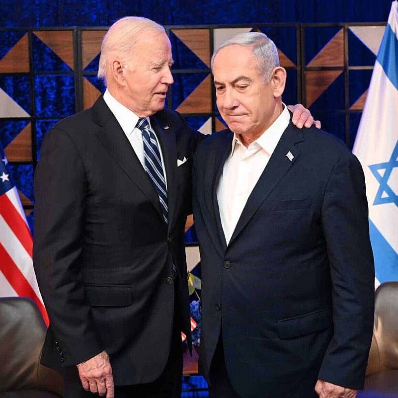 Raise your hand if you hate these two people. #Netanyahou #joebiden #Palestine #PalestineGenocide #Gaza_life_matters