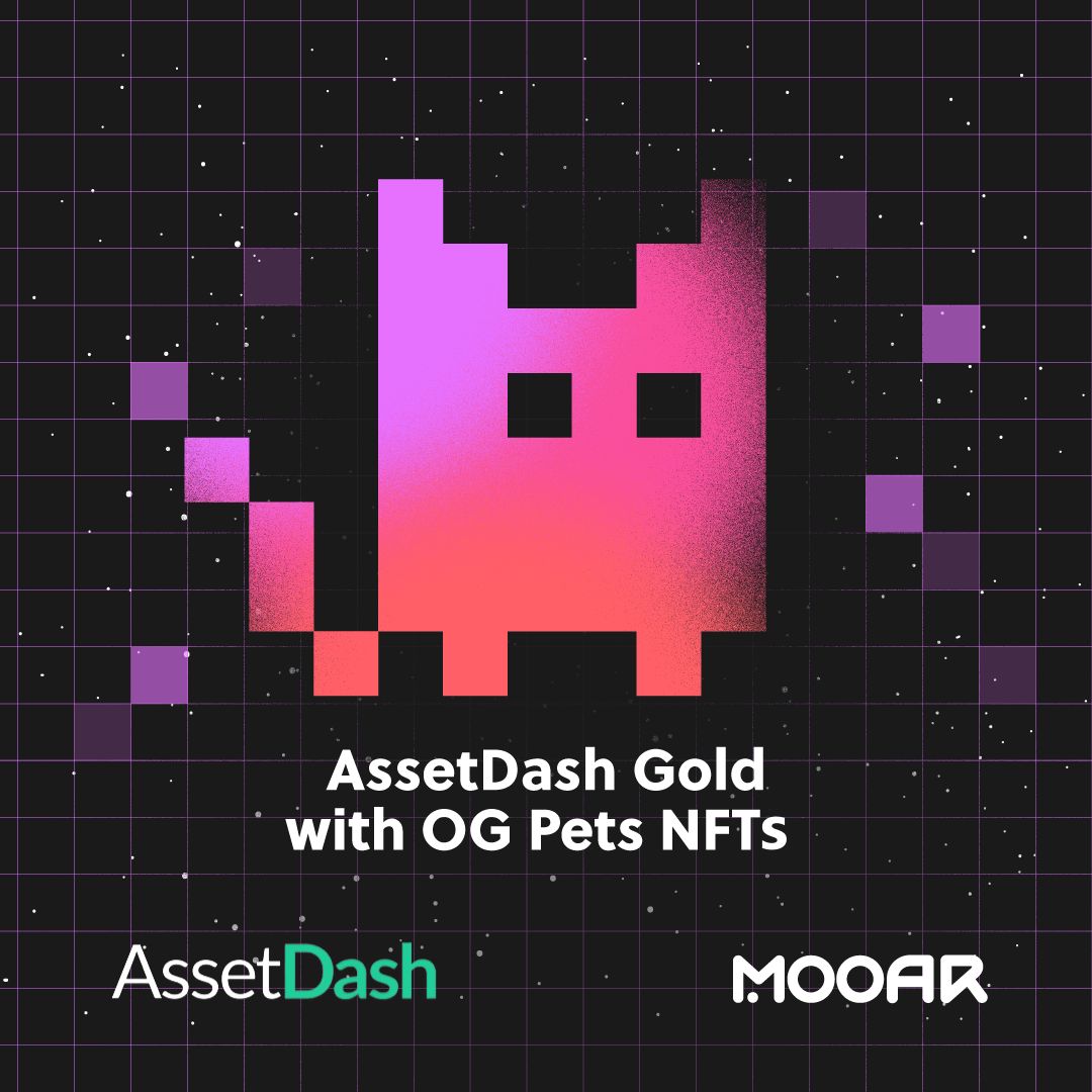 mooarofficial's tweet photo. #AssetDash Gold
👀 All #OGPet HODLers now have access to Gold Cards with @assetdash 😱
Gold Cards give you ⤵️
🏁 Advanced Portfolio Tracking
🏁 Additional cash back on purchases
🏁 Exclusive WhiteList Opportunities
🏁 Free entries to weekly giveaways
🏁 Best-in-class deals at popular merchants
ℹ️ It is important to verify the wallet that HODLs your OG Pet NFT.
😺 Celebrate your new Gold status & show us your OG Pet in the comments 💬
#MOOAR