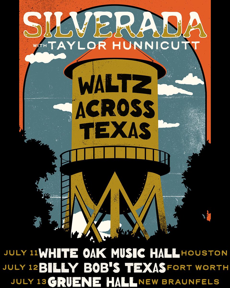 Take the roadtrip across our great home state with us and our friend Taylor Hunnicutt! Tickets for all 3 of our Waltz Across Texas tour dates this July are now available at silverada.com!