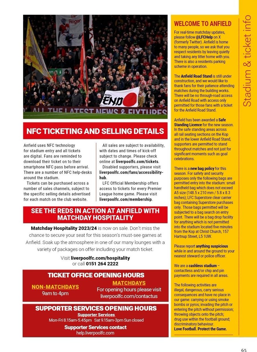 Just when you think you've seen it all - the same @LFC who have banned my banners from the Main Stand and who are not engaged with me in any dialogue to resolve it are USING my banners for promotional purposes. 🤯