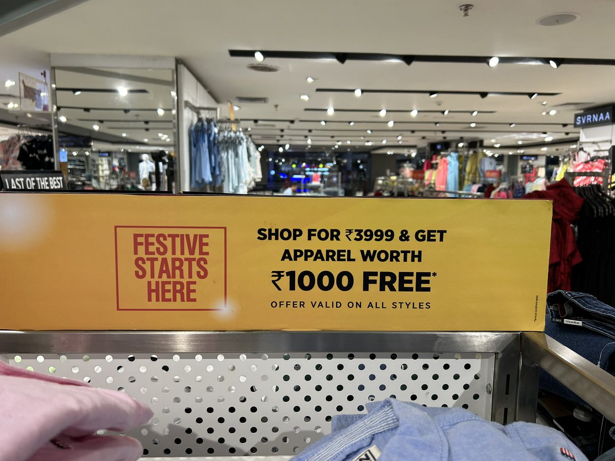 Please explain this add…to claim this offer the customer must buy apparels worth the amount mentioned in the ad or ₹5k ?