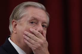 That moment when Lindsey Graham heard Mike Johnson was going to Mar-a-Lago and he wasn't invited. Without thinking Lindsey said, 'Land o' Goshen, when did I become Alan Dershowitz?'