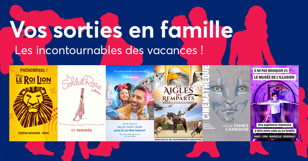 #VACANCES Profitez des vacances pour faire des sorties en famille ! Découvrez les événements incontournables à faire en ce moment : 🎟 bit.ly/3M6hybC